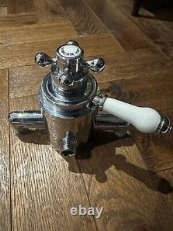 Mark Vitow Chrome Exposed Thermostatic Shower Mixer Victorian New