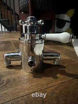 Mark Vitow Chrome Exposed Thermostatic Shower Mixer Victorian New