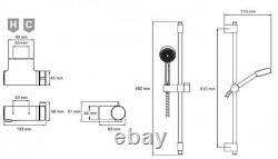 Mira Agile S Eco EV Thermostatic Shower Mixer with Kit Chrome 1.1736.400