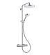 Mira Atom Erd Rear-fed Exposed Thermostatic Mixer Shower Chrome