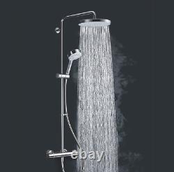 Mira Atom Erd Rear-fed Exposed Thermostatic Mixer Shower Chrome