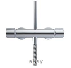 Mira Atom Erd Rear-fed Exposed Thermostatic Mixer Shower Chrome