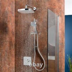 Mira Evoco Dual Thermostatic Mixer Shower with Adjustable & Fixed Heads Chrome