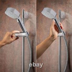 Mira Evoco Dual Thermostatic Mixer Shower with Adjustable & Fixed Heads Chrome