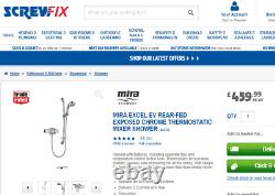 Mira Excel EV Thermostatic Mixer Shower Exposed Valve Chrome 1.1518.300