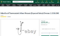 Mira Excel EV Thermostatic Mixer Shower Exposed Valve Chrome 1.1518.300 SALE