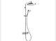 Mira Form Rear-fed Exposed Chrome Thermostatic Dual Outlet Mixer Shower (218gm)