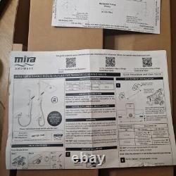 Mira Form dual outlet Chrome Rear fed Thermostatic Mixer Shower Brand New