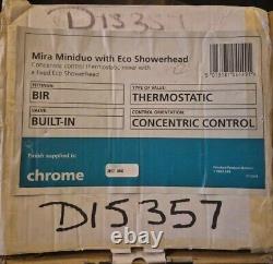 Mira Miniduo BIR Eco Thermostatic Shower Mixer Chrome