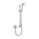 Mira Minimal Chrome Effect Rear Fed Thermostat Temperature Control Mixer Shower