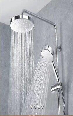 Mira Minimal Erd Rear-fed Exposed Chrome Thermostatic Mixer Shower
