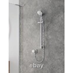 Mira Mixer Shower Thermostatic EV Rear- Fed Exposed Chrome Single Outlet 5 Bar