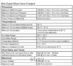 Mira Platinum Digital Shower mixer -feeds 2 shower points Wireless Controlled
