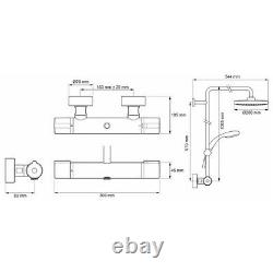 Mira Reflex ERD Thermostatic Bar Mixer Shower