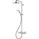 Mira Reflex Erd Rear-fed Exposed Chrome Thermostatic Mixer Shower
