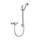 Mira Thermostatic Mixer Shower 4 Spray Rear-fed Exposed Chrome Modern Round