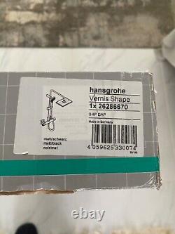 Modern Stylish hansgrohe Vernis 230 Thermostatic Shower Mixer Black RRP £549.95