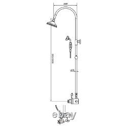 Niagara Arlington Traditional Thermostatic Exposed Mixer Shower In Chrome 9303