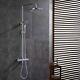 Oneshowers Thermostatic Mixer Shower Set Round Chrome Twin Head Exposed Valve