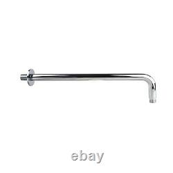 PLUM ROUND CONCEALED THERMOSTATIC MIXER VALVE HAND HELD 300mm SHOWER HEAD SET