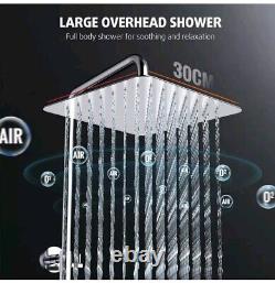 Rainsworth Thermostatic Shower Mixer Set Chrome, 30 30 cm Square Overhead RRP