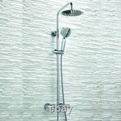 Round Head Designer Mixer Shower-EASY FIX KIT-THERMOSTATIC Drench -Chrome Valve