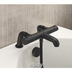 Sagittarius Xanda Thermostatic Bath Shower Mixer Black XA/198/B