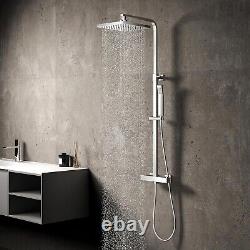 Shower Mixer Set, Shower System thermostatic, Adjustable-height Shower Mixer Bar