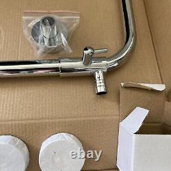 Shower thermostatic mixer bar With Chrome Showerpipe Victorian Plumbing