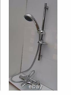Thermostatic Bath Taps & Shower Mixer, 1/2 Bsp Top Outlet, Deck Mounted, 057ud