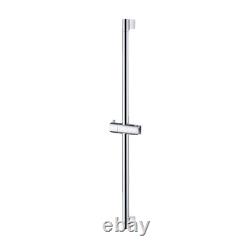 Thermostatic Shower Mixer Bar Chrome Slide Rail Hand Shower