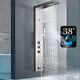 Thermostatic Shower Panel Tower Waterfall Bathroom Massage Body Jets Mixer Unit