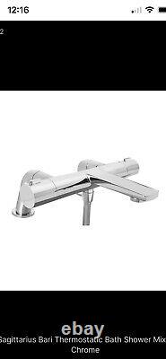 Thermostatic bath shower mixer taps deck mounted RRP £200+