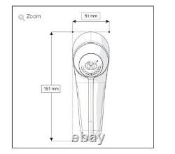 Thermostatic mixer tap Akw Tmv3 Mixer basin Tap