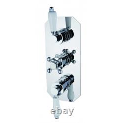 Traditional Dual Control Thermostatic Concealed Shower Mixer Valve