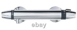 Triton Club EXE Chrome Thermostatic Bar Mixer Shower UNEXTHBM Inc Riser Rail Kit
