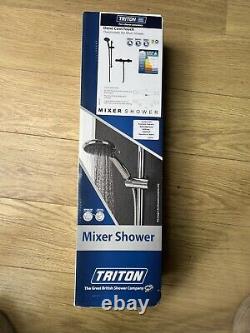 Triton thermostatic mixer shower (Matte Black)