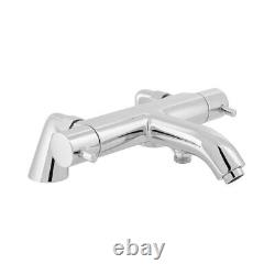 VADO Celsius Thermostatic Bath Shower Mixer Tap Chrome