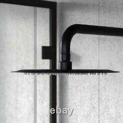 Wilden 3 Dial 3 Way Concealed Thermostatic Shower Mixer Valve Black Matte