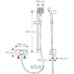 Douche Mélangeur Thermostatique Mira Form 31982W-CP