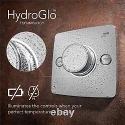 Douche thermostatique Mira Evoco Dual avec têtes réglables et fixes en chrome