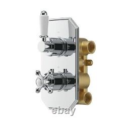 Ensemble de douche thermostatique traditionnelle pour salle de bain