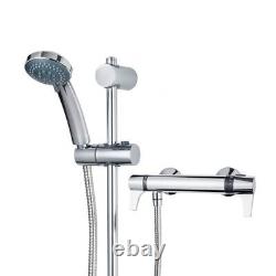 Mélangeur de douche à barre Triton Exe Thermostatique Chrome Moderne 3 jets UNEXTHBMINC