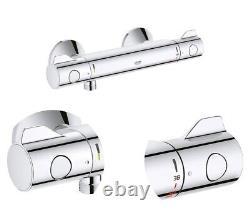 Mélangeur de douche thermostatique GROHE Grohtherm 800 en chrome (34562000)