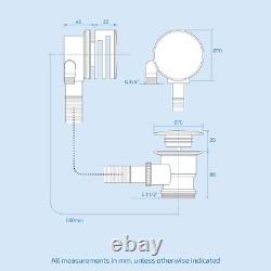 Mélangeur de douche thermostatique encastré à 3 voies Wilden 3 Dial Noir Mat