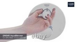 Nouveau mélangeur de bain thermostatique Grohe 24077000 Grohtherm pour 2 sorties en chrome