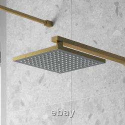 Robinet mélangeur thermostatique de barre de douche de luxe avec ensemble de douche à main et tuyau complet de salle de bain
