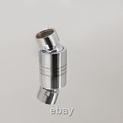 Robinet mélangeur thermostatique encastré carré avec ensemble de tête de douche à main de 350 mm Orta